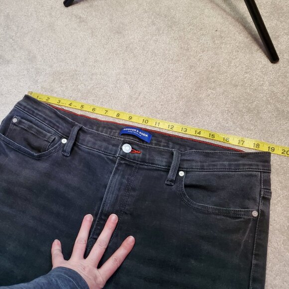 Scotch & Soda Black Straight Leg Jeans - Picture 11 of 13